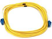 Monoprice Fiber Optic Cable LC LC Single Mode Duplex 5 meter 9 125 Type Yellow