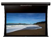 Monoprice 106 inch 16 9 HD White Fabric Tab Tensioned Motorized Projection Screen