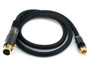 Monoprice 3ft Premier Series XLR Female to RCA Male 16AWG Cable Gold Plated