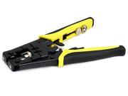 Professional Waterproof Connector Crimping Tool for F Type BNC RCA w Ratchet
