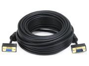 50ft Ultra Slim SVGA Super VGA 30 32AWG M F Monitor Cable w ferrites Gold Plated Connector