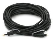 Monoprice S PDIF Digital Optical Audio Cable Toslink to Mini Toslink 25ft