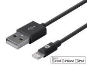 Monoprice Select Series Apple MFi Certified Lightning to USB Charge Sync Cable 3ft Black