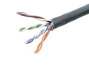 Monoprice 1000FT Cat 6 Bulk Bare Copper Ethernet Network Cable UTP Solid Plenum Jacket CMP 550MHz 23AWG Gray GENERIC