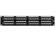 Cat5 Enhanced 45 Degree Patch Panel 48P 568A B Compatible