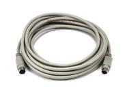 Monoprice 15ft PS 2 MDIN 6 Male to Female Cable