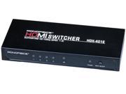 Blackbird 4X1 Enhanced HDMI Switch w Built In Equalizer Remote REV.3.0