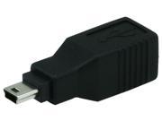 USB 2.0 B Female to Mini 5 pin B5 Male Adapter