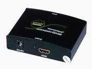 Component Video Digital Coaxial and Digital Optical Audio to HDMI Converter