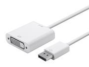 DisplayPort 1.2a to DVI Active Adapter White