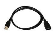 3ft USB 2.0 A Male to A Female Extension 28 24AWG Cable Gold Plated