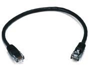 Monoprice Cat6 24AWG UTP Ethernet Network Patch Cable 1ft Black