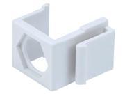 Monoprice Blank Insert for F type connector 10pcs Pack White