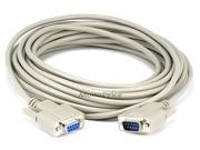 Monoprice 25ft DB 9 M F Molded Cable