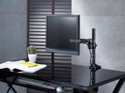 High Quality Adjustable Tilting Desk Mount Bracket for LCD LED Max 17.5Lbs 15~22inch Black