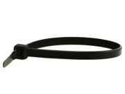 Releasable cable tie 8 inch 50LBS 100pcs Pack Black