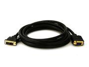 Monoprice 10ft 28AWG DVI A to SVGA HD15 Cable Black