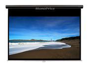 Monoprice 84 inch 1 1 Matte White Fabric Slow Retraction Manual Projection Screen