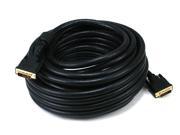 50ft 24AWG CL2 Dual Link DVI D Cable Black 2185