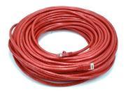 Monoprice Cat5e 24AWG UTP Ethernet Network Patch Cable 100ft Red