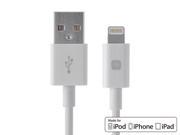 Monoprice Select Series Apple MFi Certified Lightning to USB Charge Sync Cable 10ft White