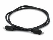 Monoprice IEEE 1394 FireWire i.LINK DV Cable 4P 4P M M 3ft BLACK