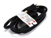 6ft 16AWG Power Extension Cord Cable SJT 16 3C NEMA 5 15P TO NEMA 5 15R 13A 125V AP301 SP506 Black