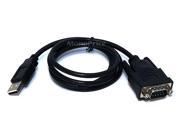 Monoprice USB to Serial Convert Cable DB9M USB A Male 3FT