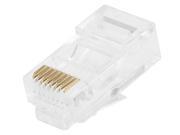 Monoprice RJ 45 MODULAR PLUGS RJ45 100 PACK FOR STRANDED CABLE
