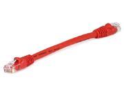 Monoprice Cat6 24AWG UTP Ethernet Network Patch Cable 6 inch Red