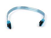 10inch SATA 6Gbps Cable w Locking Latch Neon Blue