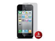 Screen Protector 3 Pack w Cleaning Cloth for iPhone 5 5s 5c Mirror Finish