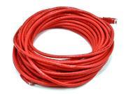 Monoprice Cat6 24AWG UTP Ethernet Network Patch Cable 50ft Red