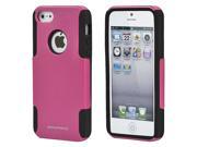 Monoprice Dual Guard PC Silicone Case for iPhone 5 5s SE Pink