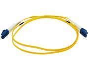 Fiber Optic Cable LC LC Single Mode Duplex 1 meter 9 125 Type Yellow