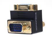 VGA Coupler Female to Male 90 Degree Gold Plated