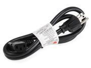 3ft 14AWG Right Angle Power Cord Cable w 3 Conductor PC Power Connector Socket C13 5 15P Black