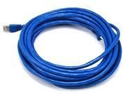 Cat6A 26AWG STP Ethernet Network Patch Cable 25ft Blue