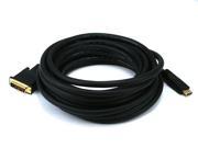 25ft 24AWG HDMI to M1 D P D Cable Black