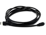 Monoprice IEEE 1394 FireWire i.LINK DV Cable 6P 4P M M 10ft BLACK