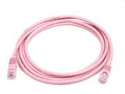 Cat5e 24AWG UTP Ethernet Network Patch Cable 7ft Pink