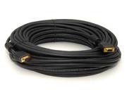 100ft Super VGA M F CL2 Rated For In Wall Installation Cable w Ferrites Gold Plated