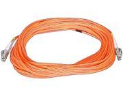 Monoprice Fiber Optic Cable LC LC OM1 Multi Mode Duplex 15 meter 62.5 125 Type Orange