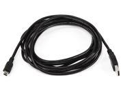 10ft USB A to mini B 5pin 28 28AWG Cable