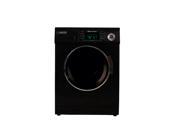 Equator 13 lbs Black Convertible Combo Washer Dryer with Optional Venting Condensing Drying