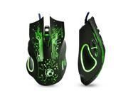Funtech Wired Gaming Mouse Mice Professional USB Optical Computer Mouse 6 Buttons E Sports Mice Ratones Pc 5000DPI X9
