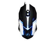 Funtech Professional 4800DPI Wired Gaming Mouse Mice 6 Buttons Mouse Gamer USB Optical Mice Computer Mouse Cable Peripherals V6