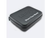 New Carbon Fiber Waterproof Shockproof Gopro Case Portable Bag 9 inch EVA Go pro Tool Bag Box For Gopro HD Hero 3 3 2 1