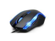 Funtech Delux M556 LED USB Wired Optical Gaming Mouse 1600DPI for PC gamer computer mouse lol dota2v