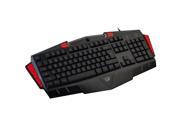 Funtech K501 USB Gaming Keyboard 7 Color Backlight Illumination 116 Standard Keys 8 Programmable Macro Keys